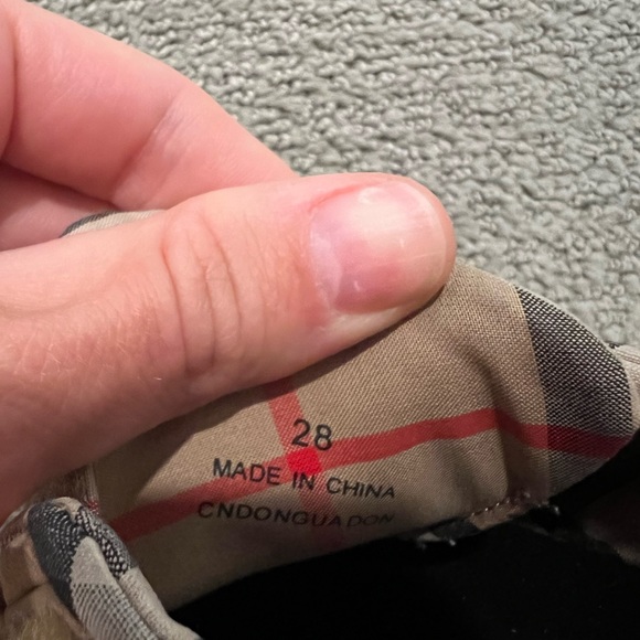 Burberry size 28 toddler shoes bought from Nordstrom - Picture 2 of 3